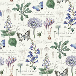 French Garden Peel + Stick Wallpaper