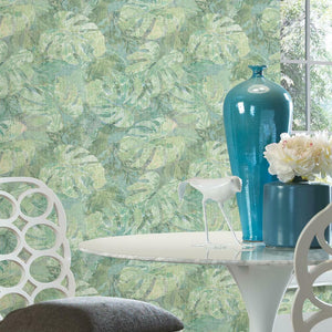 Jungle Leaf Canopy Peel + Stick Wallpaper