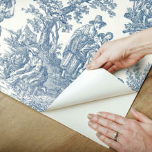 Load image into Gallery viewer, Waverly Country Life Toile Peel + Stick Wallpaper
