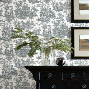 Waverly Country Life Toile Peel + Stick Wallpaper