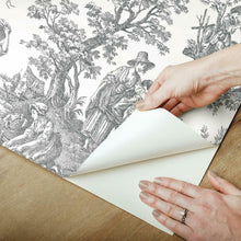 Load image into Gallery viewer, Waverly Country Life Toile Peel + Stick Wallpaper
