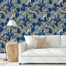 Load image into Gallery viewer, Waverly Herd Together Peel + Stick Wallpaper
