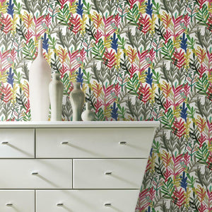 Waverly Vibrant Canvas Peel + Stick Wallpaper