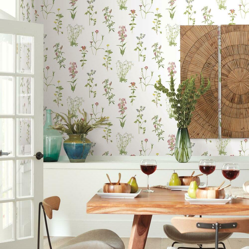 dining room wallpaper peel and stick