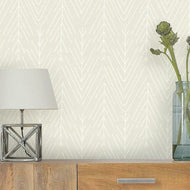 Herringbone Twigs Peel + Stick Wallpaper