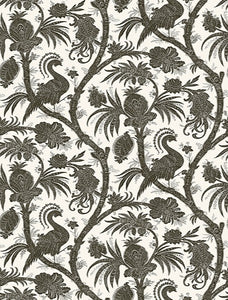 Scalamandré Balinese Peacock Peel + Stick Wallpaper