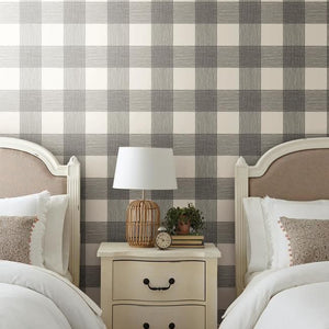 Threaded Buffalo Check Peel + Stick Wallpaper