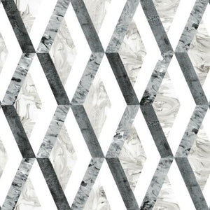 Marbled Diamond Peel + Stick Wallpaper