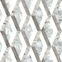 Load image into Gallery viewer, Marbled Diamond Peel + Stick Wallpaper
