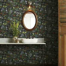 Load image into Gallery viewer, Rifle Paper Co. Juniper Forest Peel + Stick Wallpaper
