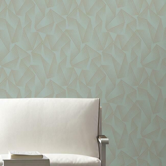 Lined Geometric Peel + Stick Wallpaper